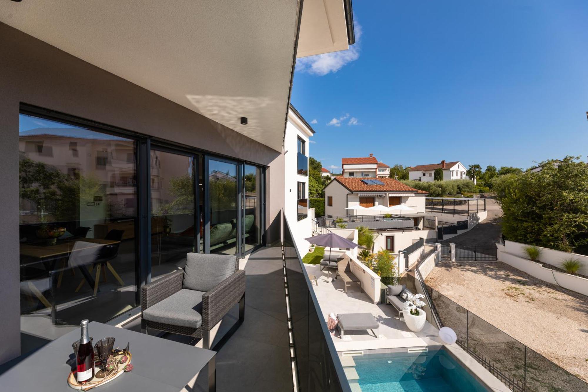 Villa Aurea Apartments Malinska De Luxe Εξωτερικό φωτογραφία